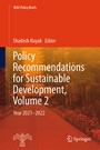 Cover: Policy Recommendations for Sustainable Development, Volume 2 - Springer
