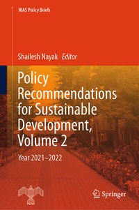 Enlarge image Cover: Policy Recommendations for Sustainable Development, Volume 2 - Springer Nature Switzerland AG