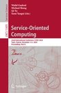 Cover: Service-Oriented Computing - Springer