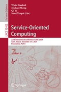 Cover: Service-Oriented Computing - Springer