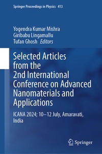 Enlarge image Cover: Selected Articles from the 2nd International Conference on Advanced Nanomaterials and Applications - Springer Nature Switzerland AG