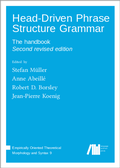 Cover: Head-Driven Phrase Structure Grammar - Language Science Press