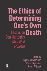 Enlarge image Cover: The Ethics of Determining One's Own Death - Pallas Publications
