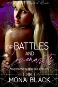 Cover: Of Battles and Covenants: a Reverse Harem Paranormal Romance (Pandemonium College Knights, #2) - Black Wing Press