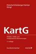 Cover: Kartellgesetz KartG - Manz