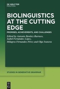 Cover: Biolinguistics at the Cutting Edge - De Gruyter Mouton