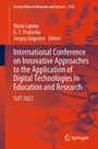 Cover: International Conference on Innovative Approaches to the Application of Digital Technologies in Education and Research - Springer
