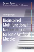 Cover: Bioinspired Multifunctional Nanomaterials for Ionic Artificial Muscles - Springer