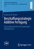 Cover: Beschaffungsstrategie Additive Fertigung - Springer Gabler