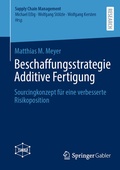 Cover: Beschaffungsstrategie Additive Fertigung - Springer Gabler