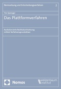 Abbildung von: Das Plattformverfahren - Nomos