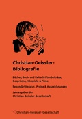 Cover: Christian-Geissler-Bibliografie - Christian-Geissler-Gesellschaft