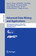Cover: Advanced Data Mining and Applications - Springer