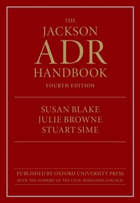 Abbildung von: The Jackson ADR Handbook - Oxford University Press