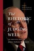 Cover: The Rhetoric of Judging Well - Pennsylvania State University Press