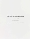 Cover: The Show of Stolen Goods - Blurring Books