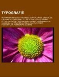 Abbildung von: Typografie - Books LLC, Wiki Series