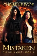 Cover: Mistaken (The Djinn Wars, #16) - Dark Valentine Press