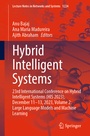 Cover: Hybrid Intelligent Systems - Springer