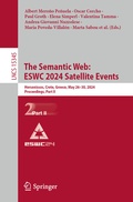 Cover: The Semantic Web: ESWC 2024 Satellite Events - Springer