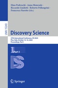 Cover: Discovery Science - Springer