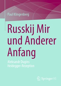 Abbildung von: Russkij Mir und Anderer Anfang - Springer VS