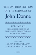 Cover: The Oxford Edition of the Sermons of John Donne, Volume VII - Oxford University Press