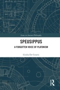 Cover: Speusippus - Routledge