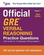 Cover: Official GRE Verbal Reasoning Practice Questions, Third Edition, Volume 1 - McGraw-Hill Education