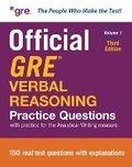 Cover: Official GRE Verbal Reasoning Practice Questions, Third Edition, Volume 1 - McGraw-Hill Education