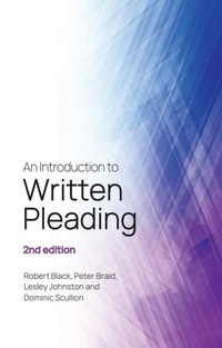 Abbildung von: An Introduction to Written Pleading - Edinburgh University Press