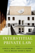 Cover: Interstitial Private Law - OUP eBook