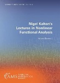 Cover: Nigel Kalton's Lectures in Nonlinear Functional Analysis - American Mathematical Society