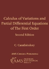 Abbildung von: Calculus of Variations and Partial Differential Equations of First Order - American Mathematical Society