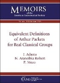 Cover: Equivalent Definitions of Arthur Packets for Real Classical Groups - American Mathematical Society