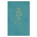 Cover: Premium Gift Bible Nlt, Filament Enabled (Leatherlike, Teal Cross, Red Letter) - Tyndale House Publishers