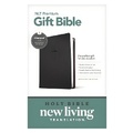 Cover: Premium Gift Bible Nlt, Filament Enabled (Leatherlike, Classic Black, Red Letter) - Tyndale House Publishers