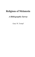 Cover: Religions of Melanesia - Praeger Publishers Inc