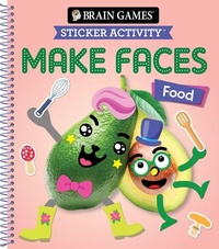 Enlarge image Cover: Brain Games - Sticker Activity - Make Faces: Food (Age 3 Years and Up) - Publications International, Ltd.