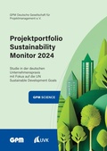 Cover: Projektportfolio Sustainability Monitor 2024 - Uvk Verlag