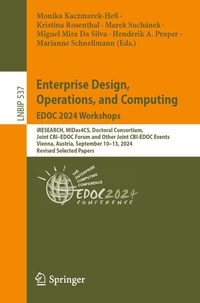 Enlarge image Cover: Enterprise Design, Operations, and Computing. EDOC 2024 Workshops - Springer