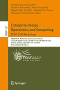 Bild: Enterprise Design, Operations, and Computing. EDOC 2024 Workshops - Springer
