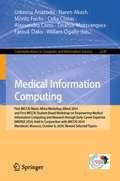 Cover: Medical Information Computing - Springer
