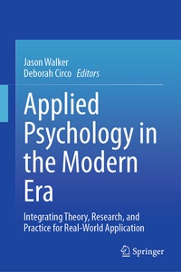 Abbildung von: Applied Psychology in the Modern Era - Springer