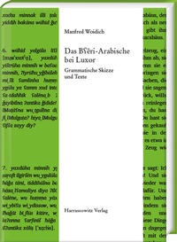 Abbildung von: Das B?eri-Arabische bei Luxor - Harrassowitz Verlag
