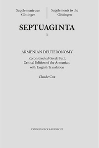 Enlarge image Cover: Armenian Deuteronomy - Vandenhoeck & Ruprecht