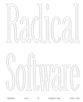 Cover: Radical Software: Women, Art & Computing 1960-1991 (English) - K&ouml;nig, Walther