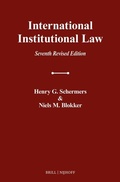 Cover: International Institutional Law - Martinus Nijhoff