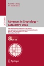 Cover: Advances in Cryptology - ASIACRYPT 2024 - Springer
