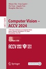 Cover: Computer Vision - ACCV 2024 - Springer